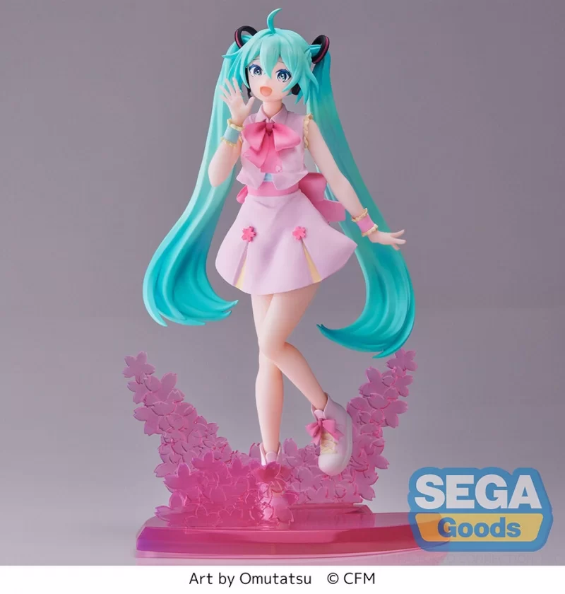 Оригинальная аниме фигурка «"Character Vocal Series 01 Hatsune Miku" Luminasta Sakura Miku Omutatsu Ver.»