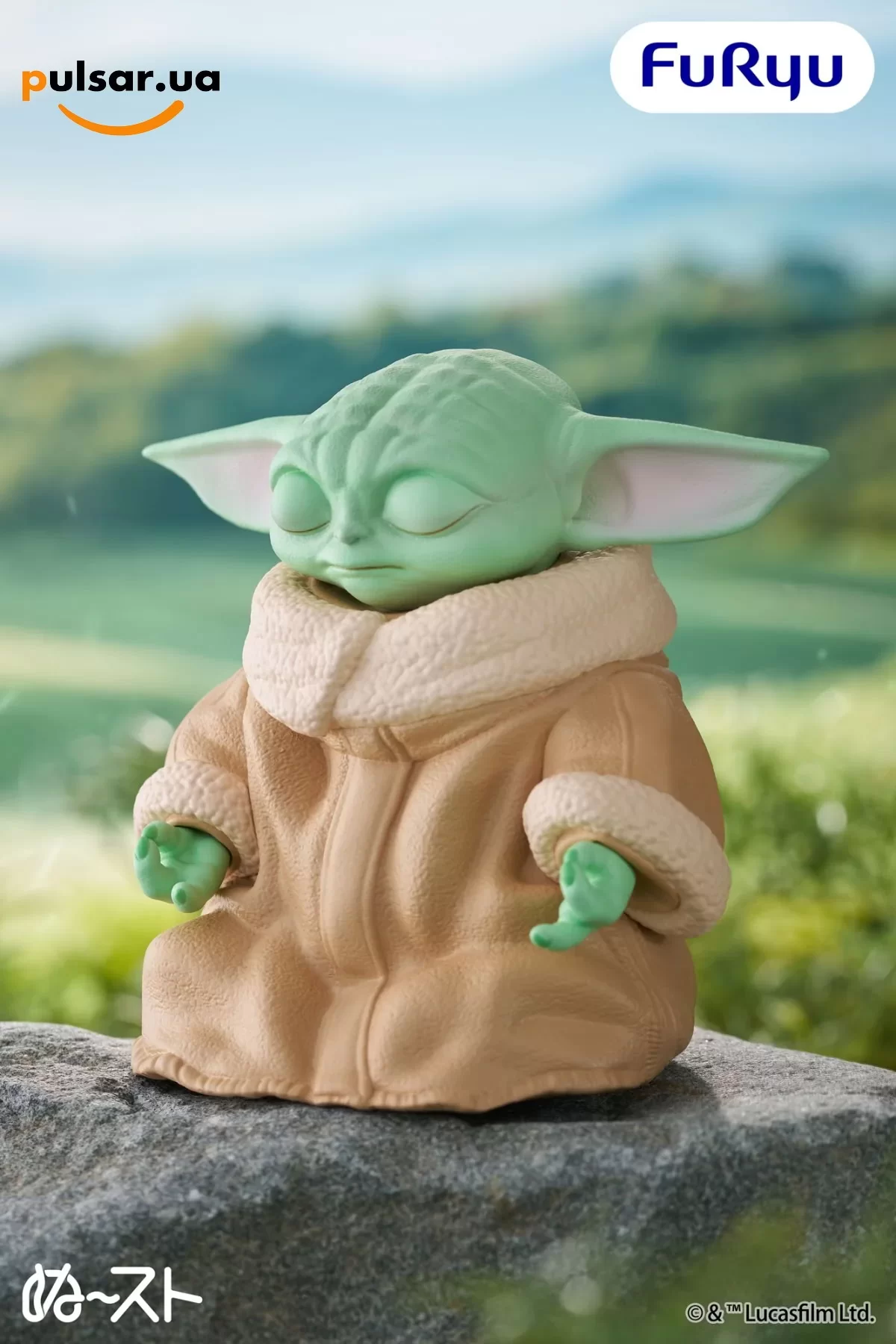 Оригинальная аниме фигурка &laquo;Star Wars: The Mandolorian Noodle Stopper Figure - Grogu&raquo;