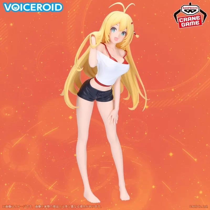 Оригинальная аниме фигурка «VOICEROID Tsurumaki Maki Figure Room Wear Ver.»
