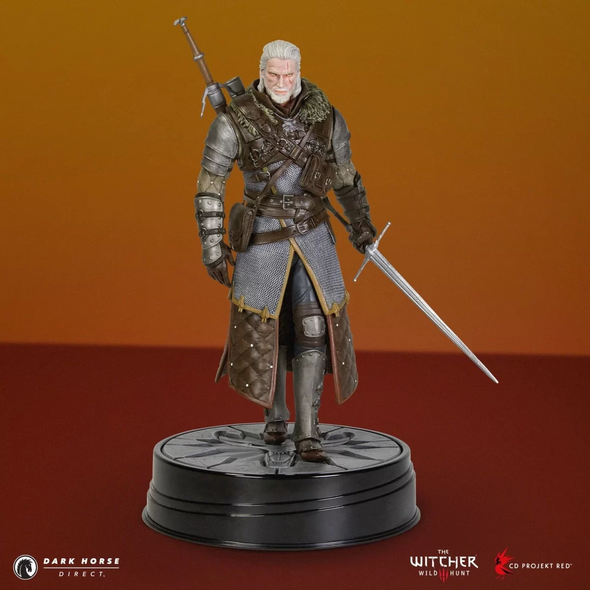 Оригинальная Sci-Fi фигурка The Witcher 3 Wild Hunt - Geralt PVC Statue Grand Master ver