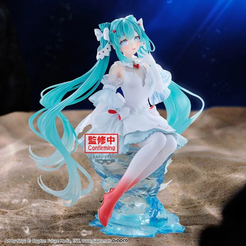Оригинальная аниме фигурка «Hatsune Miku BANPRESTO EVOLVE Clearluxe -Clione- Figure»