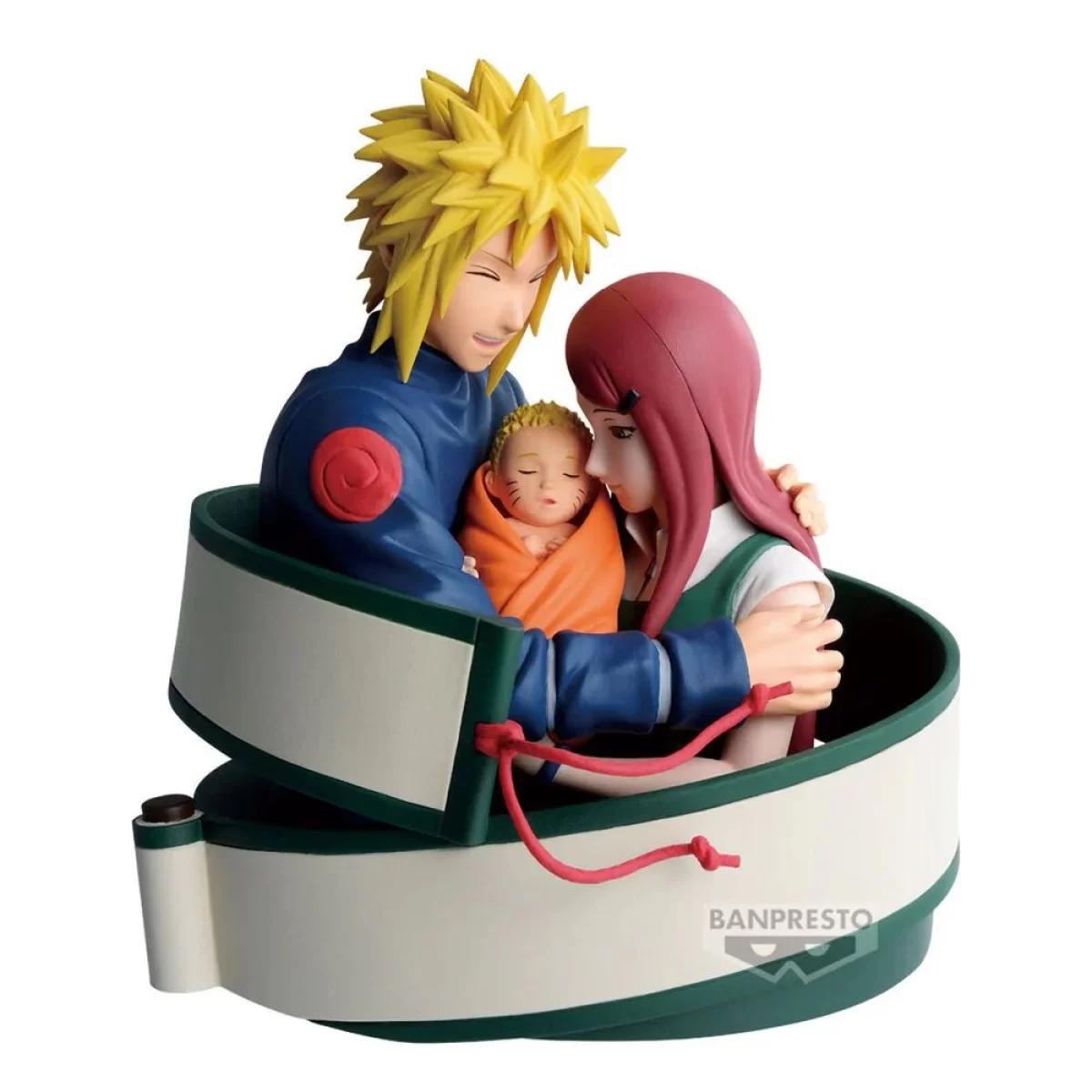 Оригинальная аниме фигурка «-NARUTO 72 series- 53 Figure Minato･Kushina･Naruto»