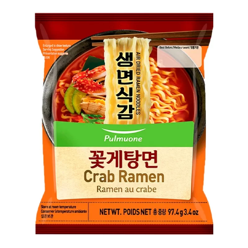 Корейская лапша «Pulmuone Crab Ramen»