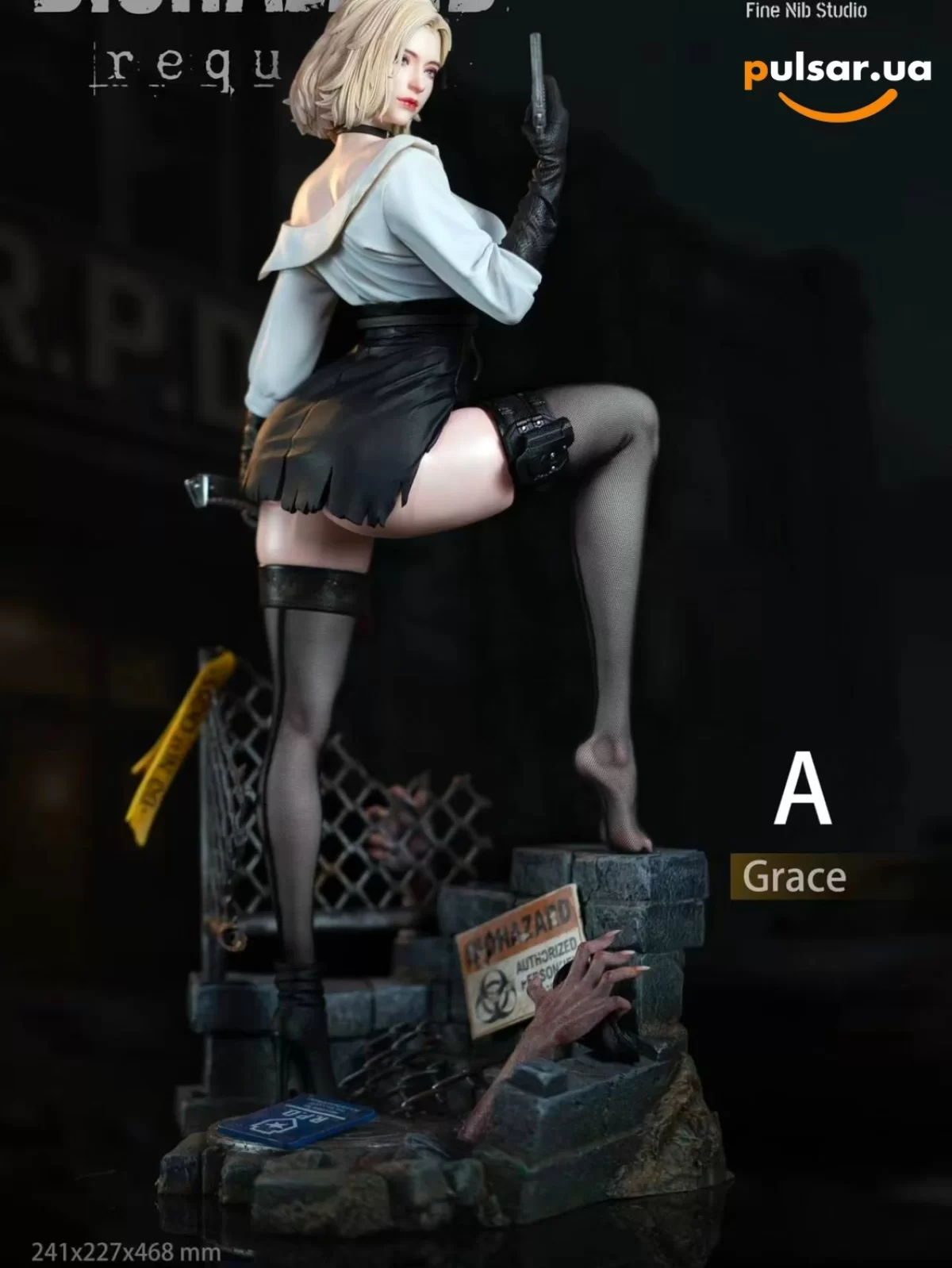 Оригинальная sci-fi фигурка &laquo;Fine Nib Studio - Grace Ashcroft X Sherry Birkin Resident Evil 9&raquo;