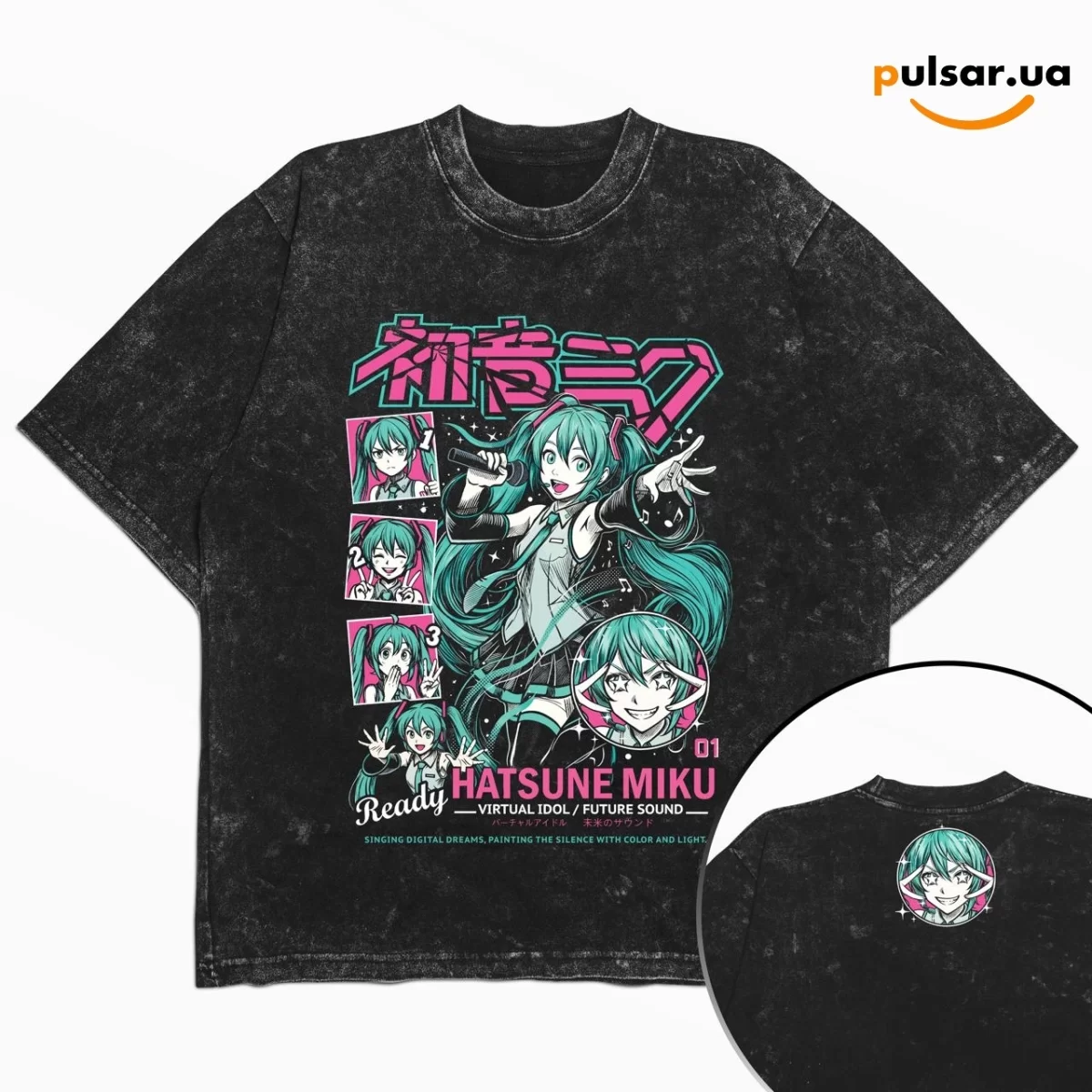 Футболка &laquo;Vocaloid - Miku Hatsune&raquo; модель 9