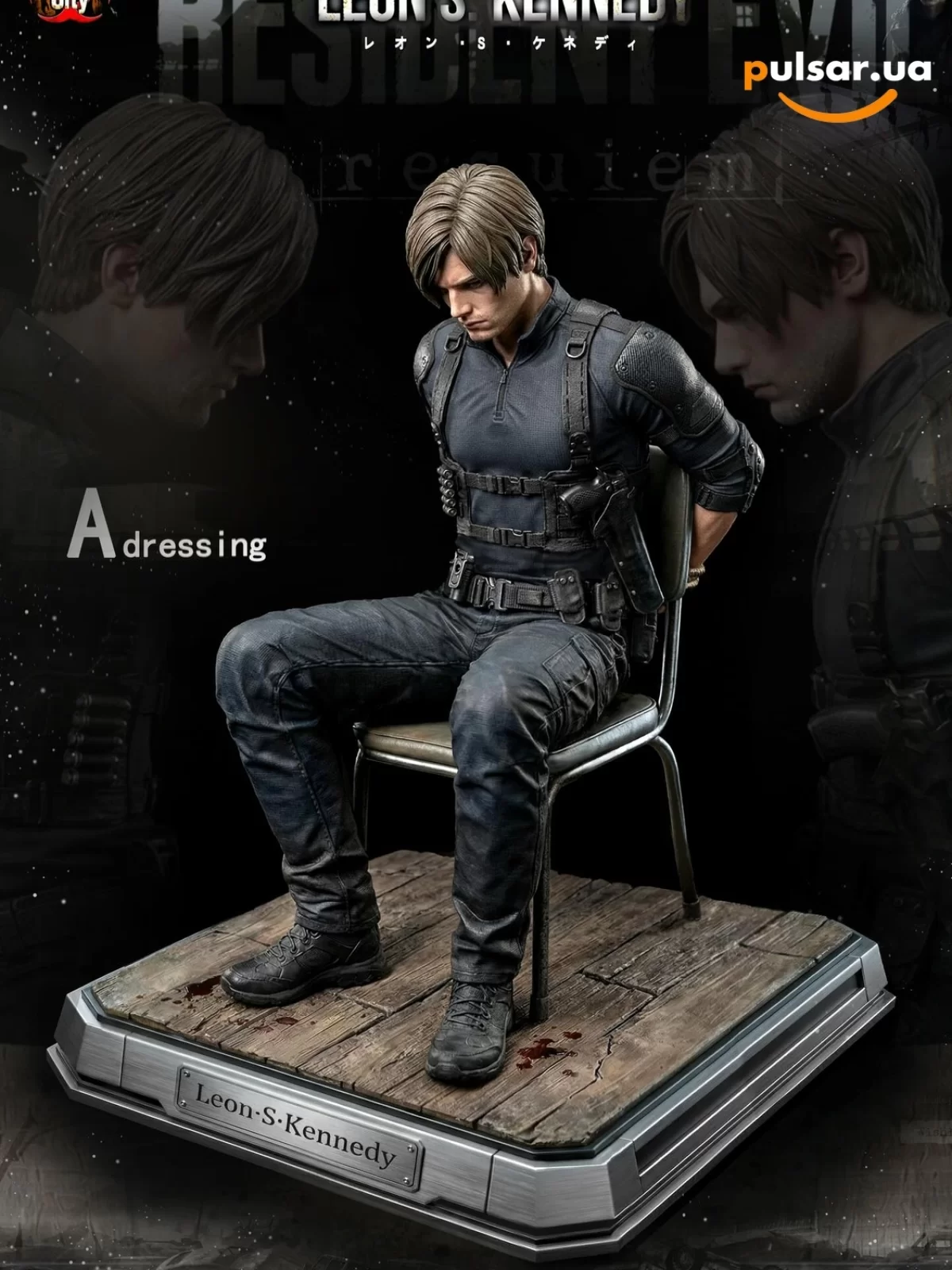Оригинальная sci-fi фигурка &laquo;Raccoon City Studio X SUPER HERO Studio - Leon Scott Kennedy Resident Evil 9&raquo;
