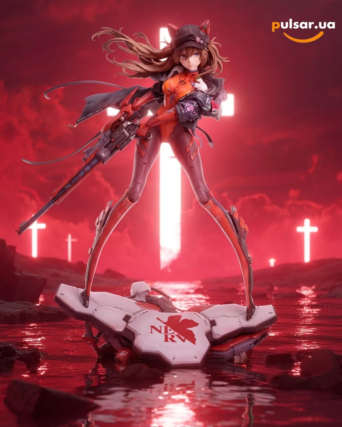 Оригинальная аниме фигурка &laquo;Honey Studio - Asuka Langley Sohryu Street Combat Suit Neon Genesis Evangelion&raquo;