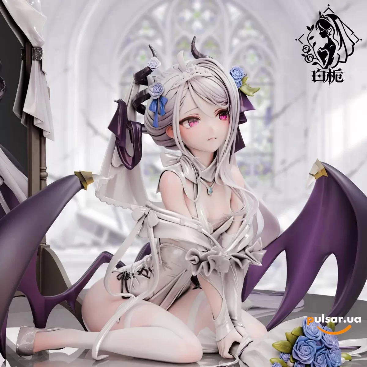Оригинальная аниме фигурка &laquo;Bai Zhi Studio - Sorasaki Hina Bride Blue Archive&raquo;