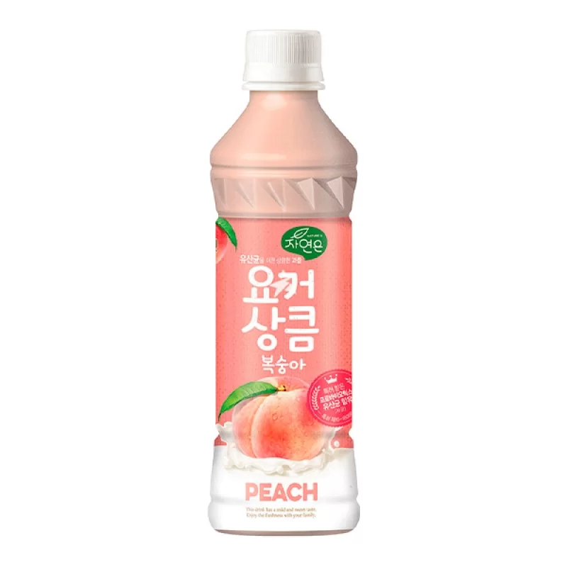 Напиток «Йогуртовый напиток Nature's со вкусом персика Woongjin, 340 мл»