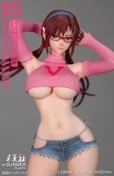 Оригінальна аніме фігурка «THE SUMMER PLANTS Studio - Summer Girlfriend Series Classmate Mari Makinami Illustrious Neon Genesis Evangelion»