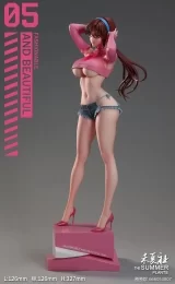 Оригинальная аниме фигурка «THE SUMMER PLANTS Studio - Summer Girlfriend Series Classmate Mari Makinami Illustrious Neon Genesis Evangelion» 