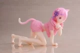 Оригинальная аниме фигурка «Desktop Cute Ram ~Cat Room Wear Ver.~»