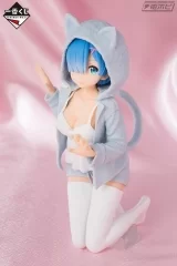 Оригинальная аниме фигурка «Ichiban Kuji Re:Zero kara Hajimeru Isekai Seikatsu - Itsu demo Anata to Isshodayo: Rem & Ram! Nyanko mode Ver.»