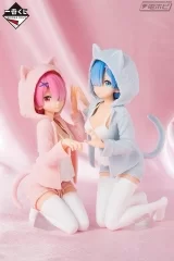 Оригінальна аніме фігурка «Ichiban Kuji Re:Zero kara Hajimeru Isekai Seikatsu - Itsu demo Anata to Isshodayo: Rem & Ram! Nyanko mode Ver.»