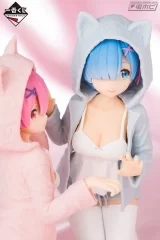 Оригинальная аниме фигурка «Ichiban Kuji Re:Zero kara Hajimeru Isekai Seikatsu - Itsu demo Anata to Isshodayo: Rem & Ram! Nyanko mode Ver.»