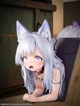 Оригінальна аніме фігурка «Insight - Voluptuous Girl Wall Ass Little Fox Girl Komachi»