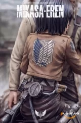 Оригинальная аниме фигурка &laquo;1/6 Scale Mikasa and Eren-Attack on Titan-Saoirse Studio&raquo;