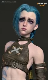 Оригинальная аниме фигурка &laquo;JND Studio - JINX of Arcane: League of Legends 1/3 Scale Statue&raquo;