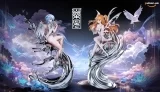 Оригінальна аніме фігурка &laquo;Le Jian Studio X Meng Ya Xiang Studio - Asuka Langley Sohryu X Rei Ayanami Neon Genesis Evangelion&raquo;
