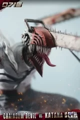 Оригинальная аниме фигурка «0715 Studio - Denji vs Devil of the Knife Chainsaw Man»