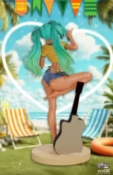 Оригинальная аниме фигурка «Make Zero Studio - Brazilian Hatsune Miku»