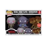 Вінілова фігурка «Funko POP! Dungeons and Dragons Vecna, Mind Flayer, Demogorgon Vinyl Figure 3-Pack GameStop Exclusive»