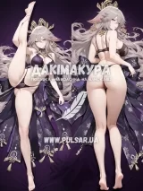 Дакимакура (подушка для объятий) 150 см &laquo;Яэ Мико | Геншин Импакт Альтер&raquo; tape 1