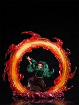 Оригинальная аниме фигурка «Demon Slayer: Kimetsu no Yaiba Mugen Train Arc Tanjiro Kamado Hinokami Kagura Hekira no Ten 1/8 Complete Figure (ANIPLEX+ Exclusive)»