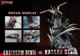 Оригинальная аниме фигурка «0715 Studio - Denji vs Devil of the Knife Chainsaw Man»