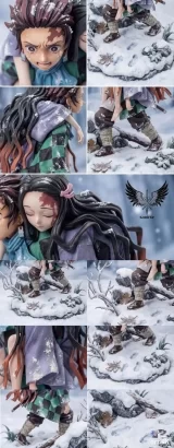 Оригинальная аниме фигурка &laquo;Saoirse Studio - Tanjiro Kamado X Nezuko Kamado Sibling Bonds Demon Slayer&raquo;