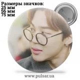 Значок BTS Чимин (Пак Чи Мин / Jimin / Park Ji Min / 박지민) - tape 69
