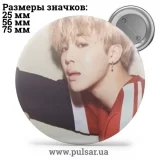 Значок BTS Чимин (Пак Чи Мин / Jimin / Park Ji Min / 박지민) - tape 80