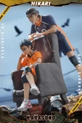 Оригинальная аниме фигурка «HIKARI Studio - Haikyu!! Yu Nishinoya & Asahi Azumane»