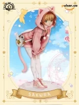 Оригинальная аниме фигурка &laquo;Rising Sun Studio - Sakura Kinomoto Cat Outfit Cardcaptor Sakura&raquo;