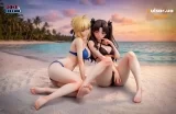 Оригинальная аниме фигурка &laquo;1/6 Scale Swimming Suit Saber and Tohsaka Rin-Fate/Grand Order-Demon Core Studio&raquo;