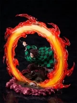 Оригинальная аниме фигурка «Demon Slayer: Kimetsu no Yaiba Mugen Train Arc Tanjiro Kamado Hinokami Kagura Hekira no Ten 1/8 Complete Figure (ANIPLEX+ Exclusive)»