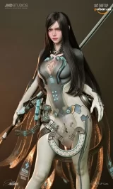 Оригинальная аниме фигурка &laquo;JND Studio - Stellar Blade Raven 1/3 Scale Statue&raquo;