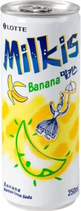 Напиток «газированный Milkis банан LOTTE 250мл»