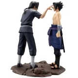 Оригинальная аниме фигурка &laquo;ICHIBAN KUJI NARUTO SHIPPUDEN - RED EYES THAT REFLECT THE SOUL - LAST ONE PRIZE - REVIBLE MOMENT - UCHIHA SASUKE & UCHIHA ITACHI&raquo;