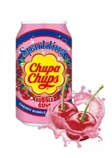 Напиток «Chupa Chups Cherry Bubble Gum вишневая жвачка 345 мл»