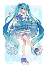 Оригинальная аниме фигурка &laquo;Vocaloid - Hatsune Miku - Trio-Try-iT Figure - Raincoat (FuRyu)&raquo;