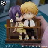 Оригинальная аниме фигурка &laquo;DEEP Studio - Reze X Denji in a Coffee Shop Chainsaw Man&raquo;
