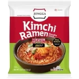 Корейская лапша «Суп швидкого приготування Jongga Рамен з капустою кімчі 144 г»