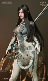 Оригинальная аниме фигурка &laquo;JND Studio - Stellar Blade Raven 1/3 Scale Statue&raquo;