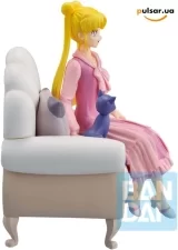 Оригинальная аниме фигурка &laquo;Sailor Moon Cosmos Ichibansho Usagi & Luna (Antique Style) Figure&raquo;