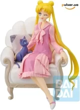 Оригінальна аніме фігурка &laquo;Sailor Moon Cosmos Ichibansho Usagi & Luna (Antique Style) Figure&raquo;