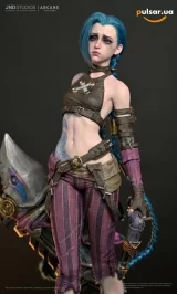 Оригинальная аниме фигурка &laquo;JND Studio - JINX of Arcane: League of Legends 1/3 Scale Statue&raquo;