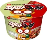 Корейська локшина «Локшина Nongshim Рамен зі смаком морепродуктів з соусом з чорних бобів Чапагурі Боул 114 г»