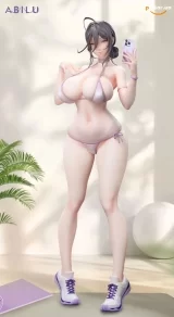 Оригинальная аниме фигурка &laquo;ABILU - Dress Up Time Jingxiang Yoga Wear Ver. X Bikini Ver. 1/4 Scale Figure&raquo;