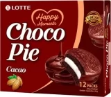 «Печенье шоколадное Lotte Choco Pie с какао-бобами 336 г»